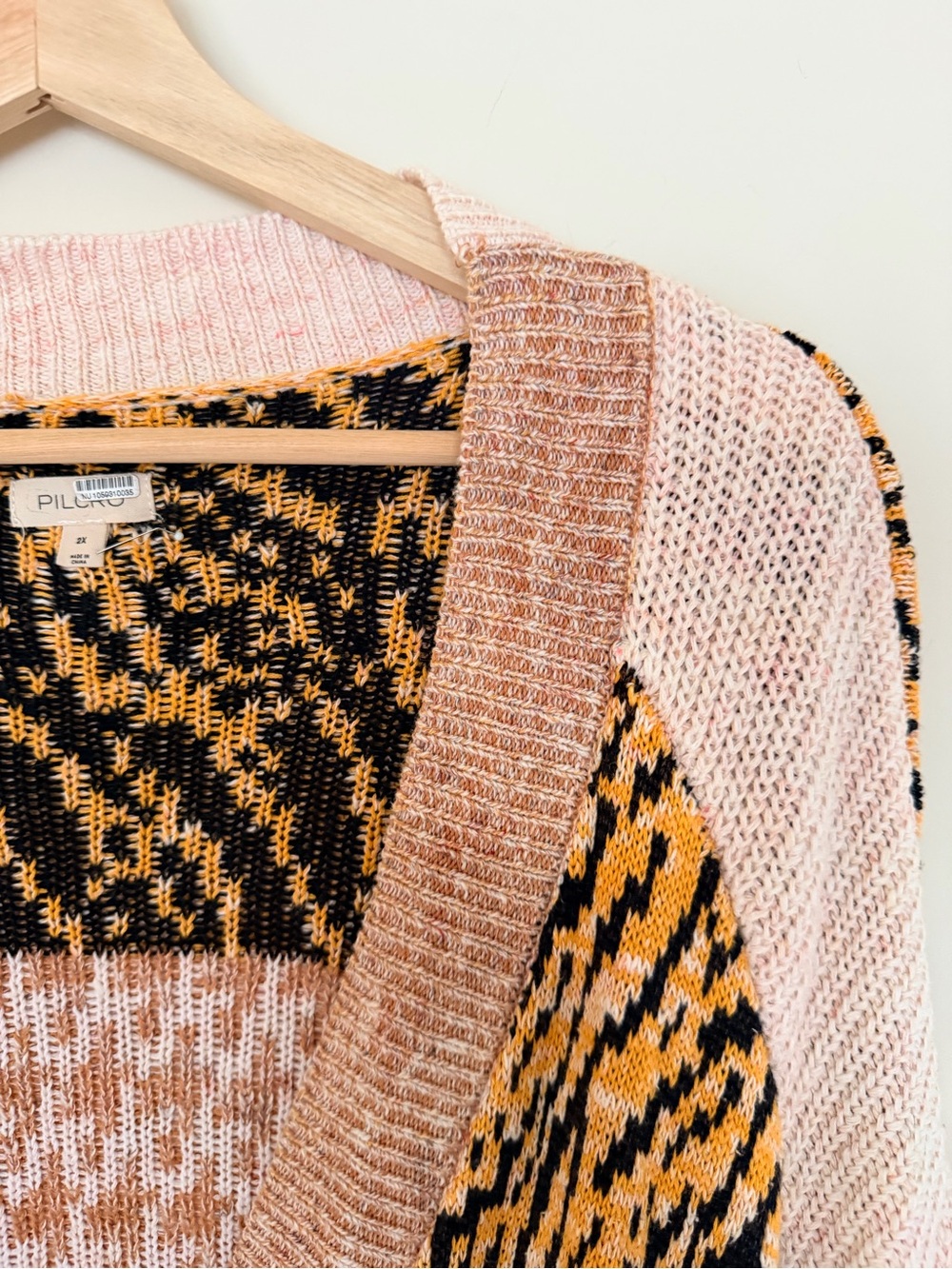 Pilcro Oversized Patchwork Cardigan - Picture 5 of 10